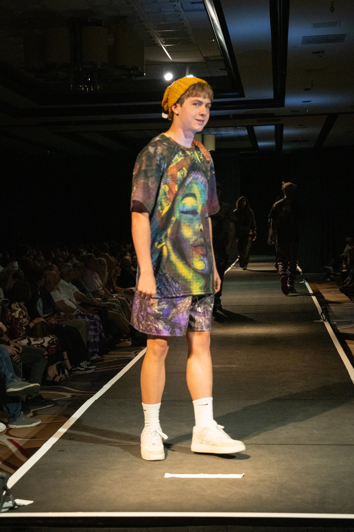 Purple Camo Shorts