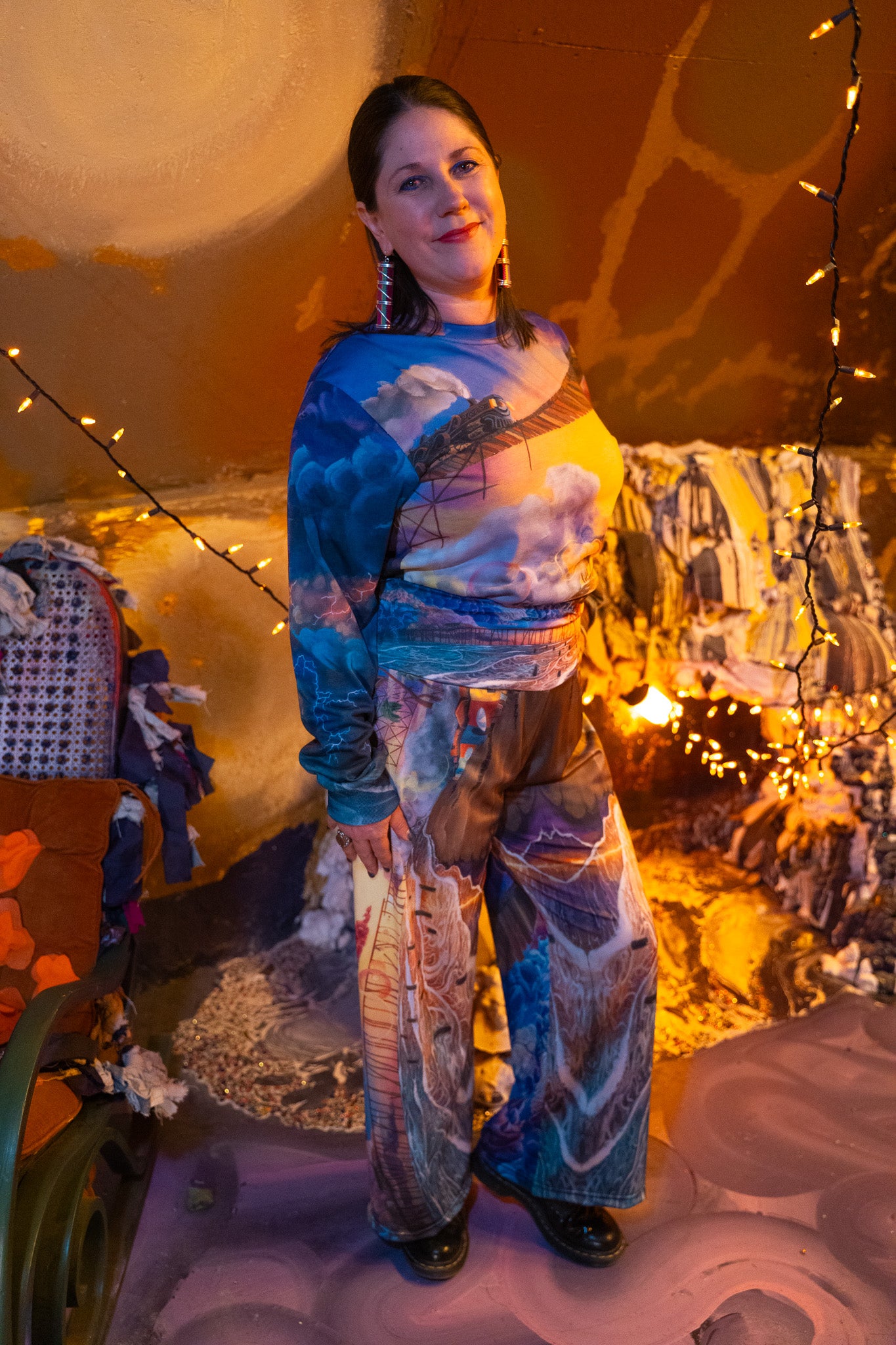 On the Edge of a Dream Gaucho Pants