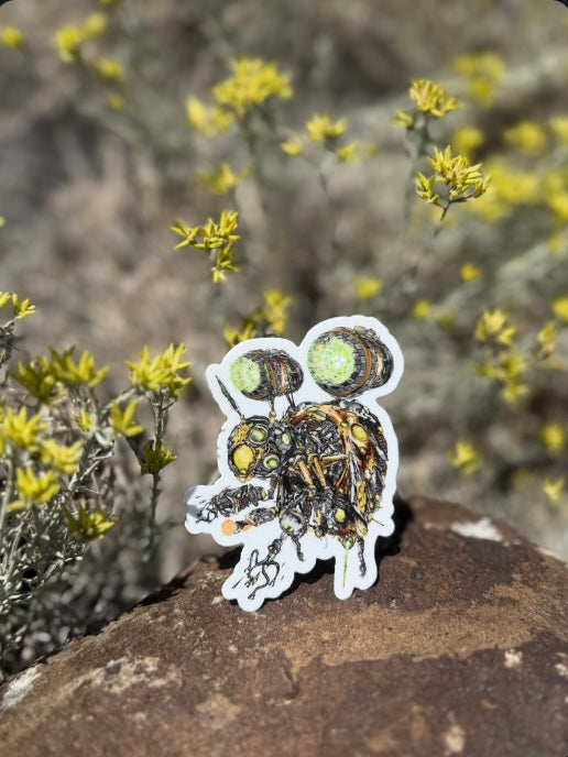 Recycled Bee Sticker