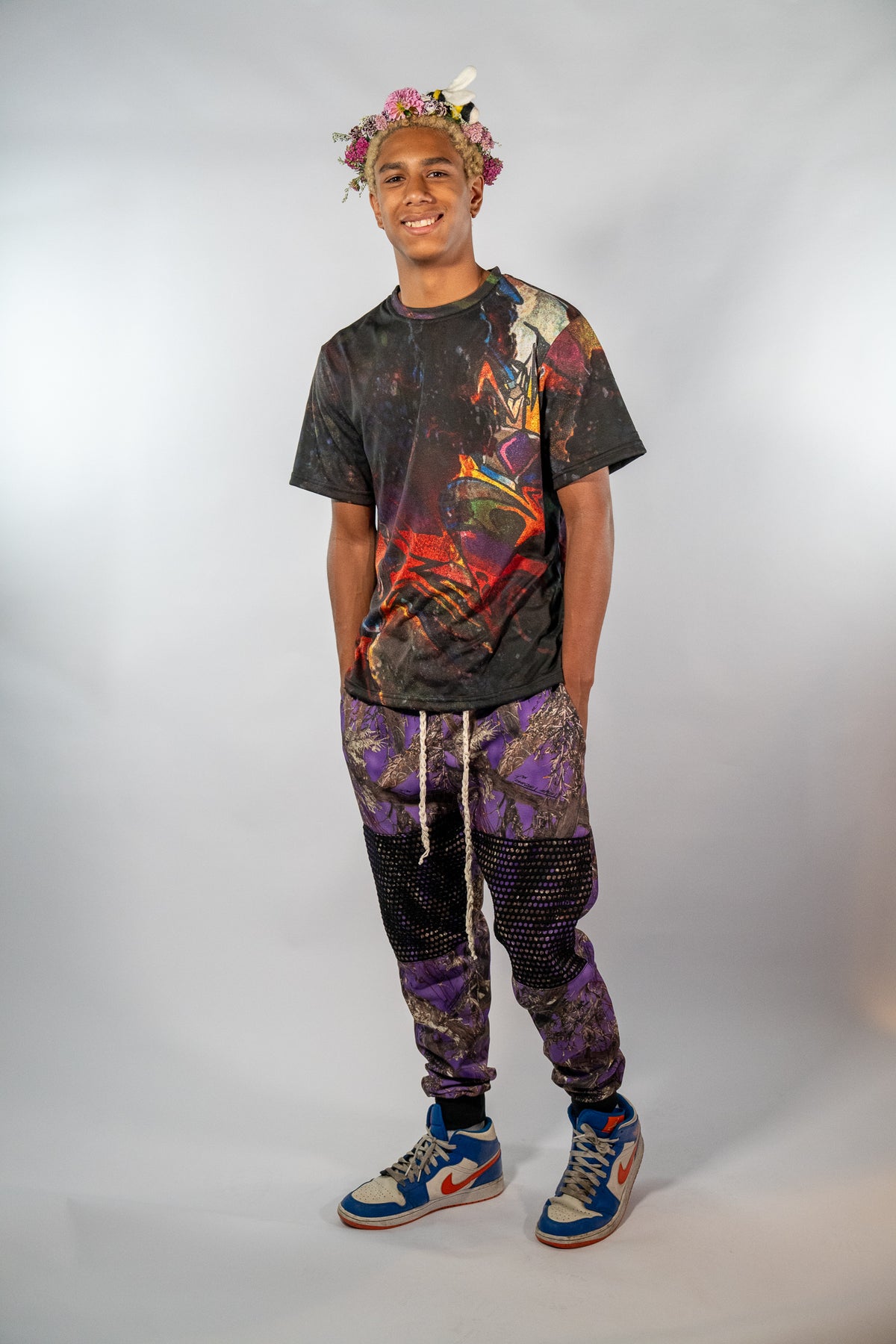 Purple Camo Joggers