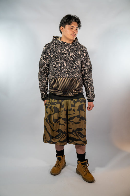 Forest Calligraphy Shorts