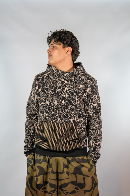 Black and Tan Hoodie