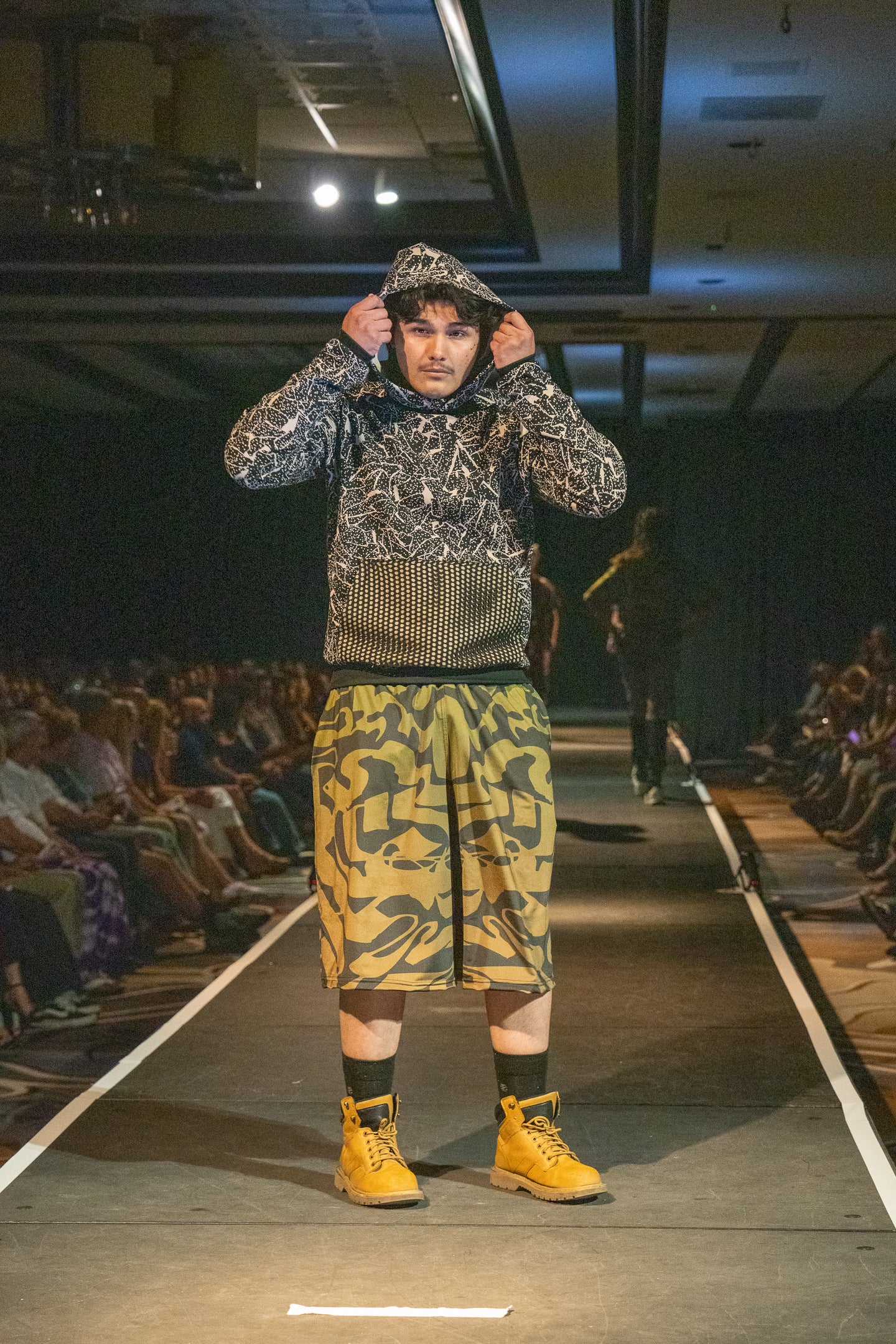 Black and Tan Hoodie