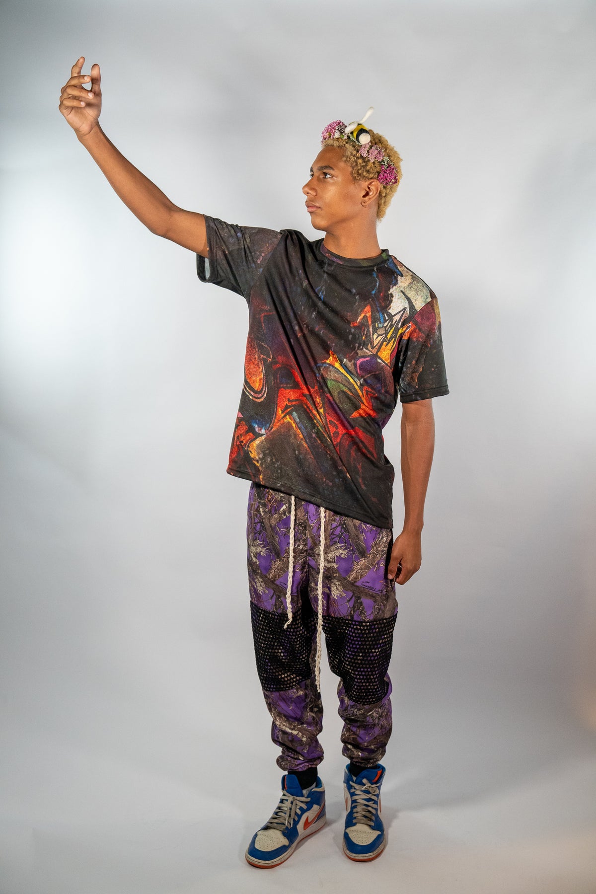 Purple Camo Joggers
