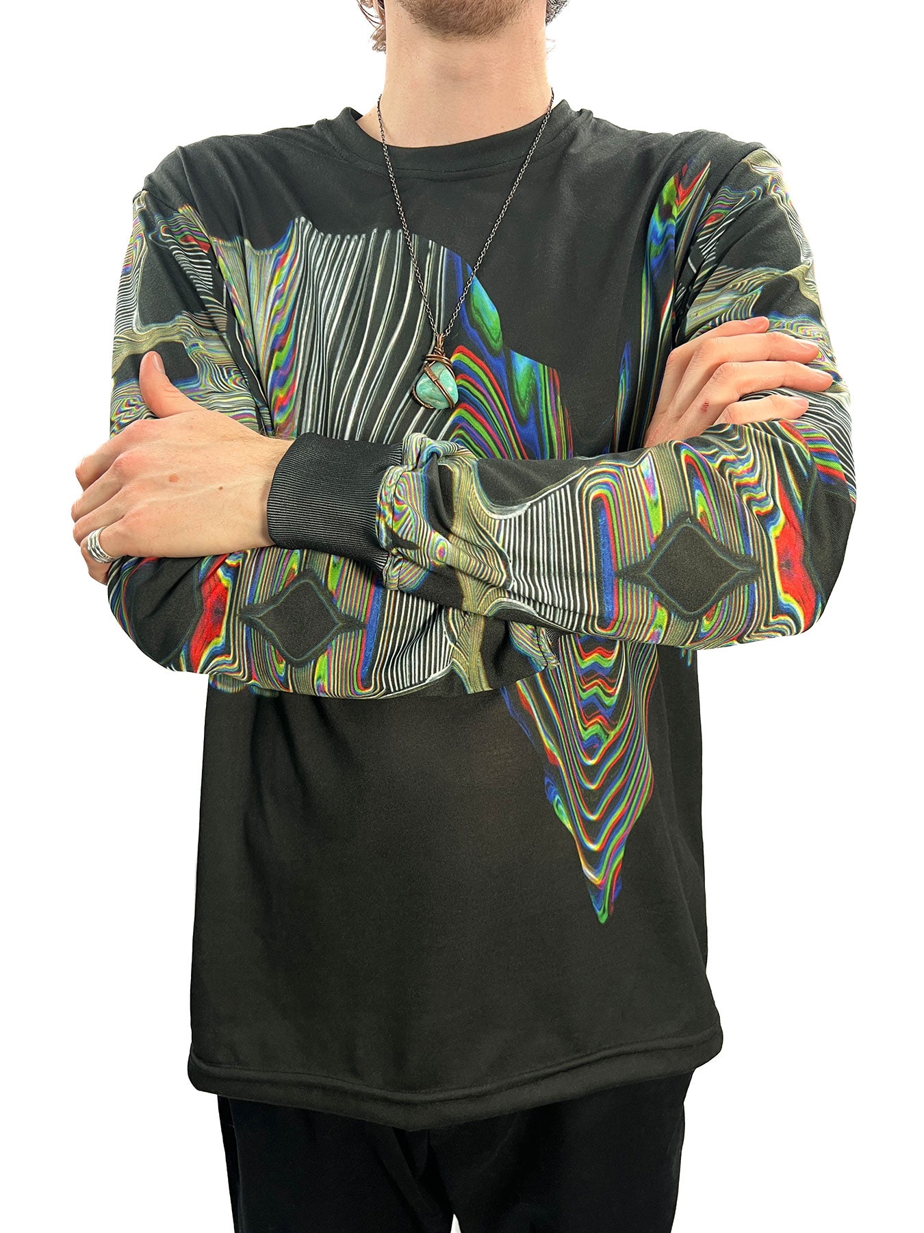 Moiré Matrix Long Sleeve Shirt