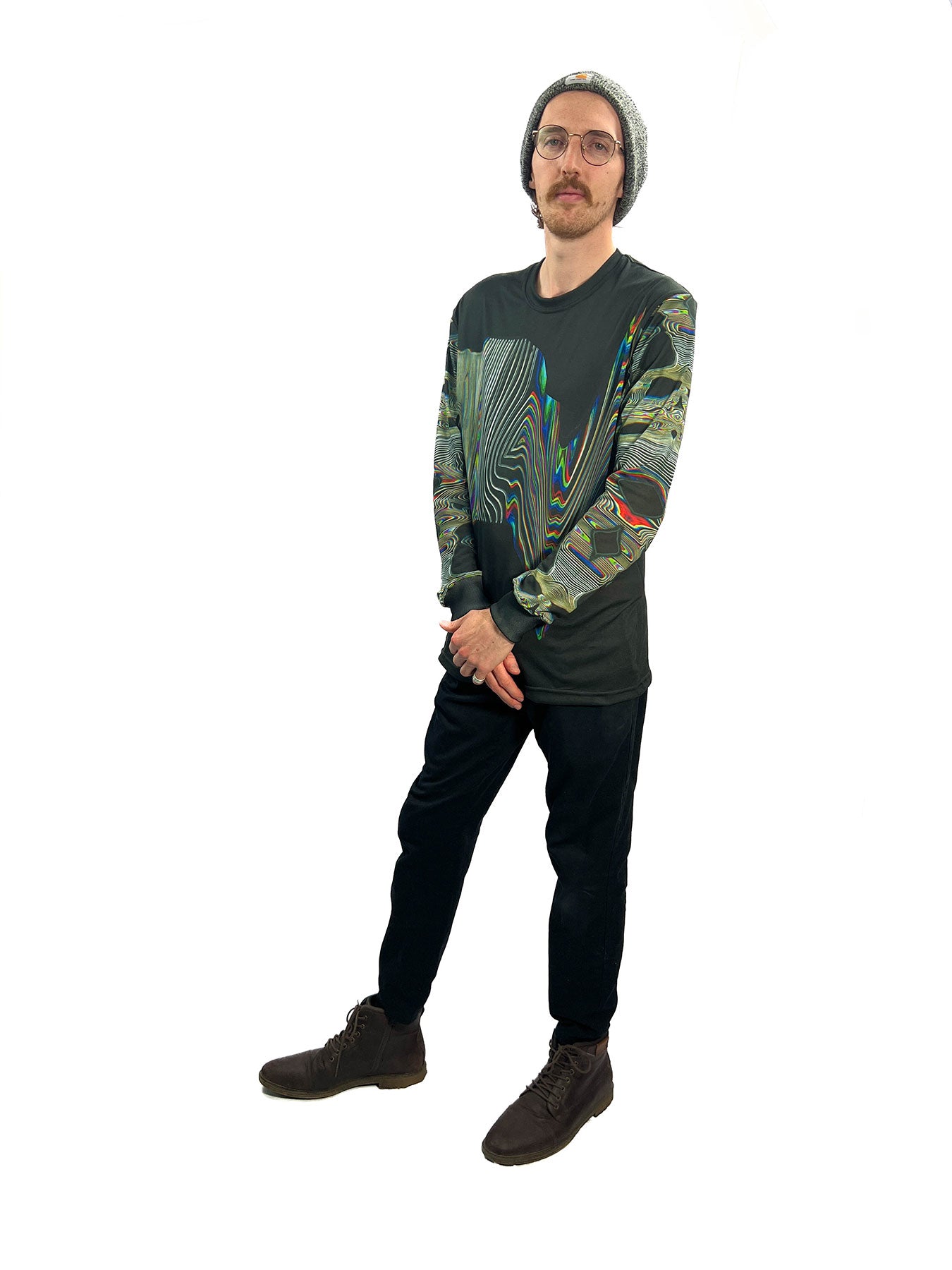 Moiré Matrix Long Sleeve Shirt