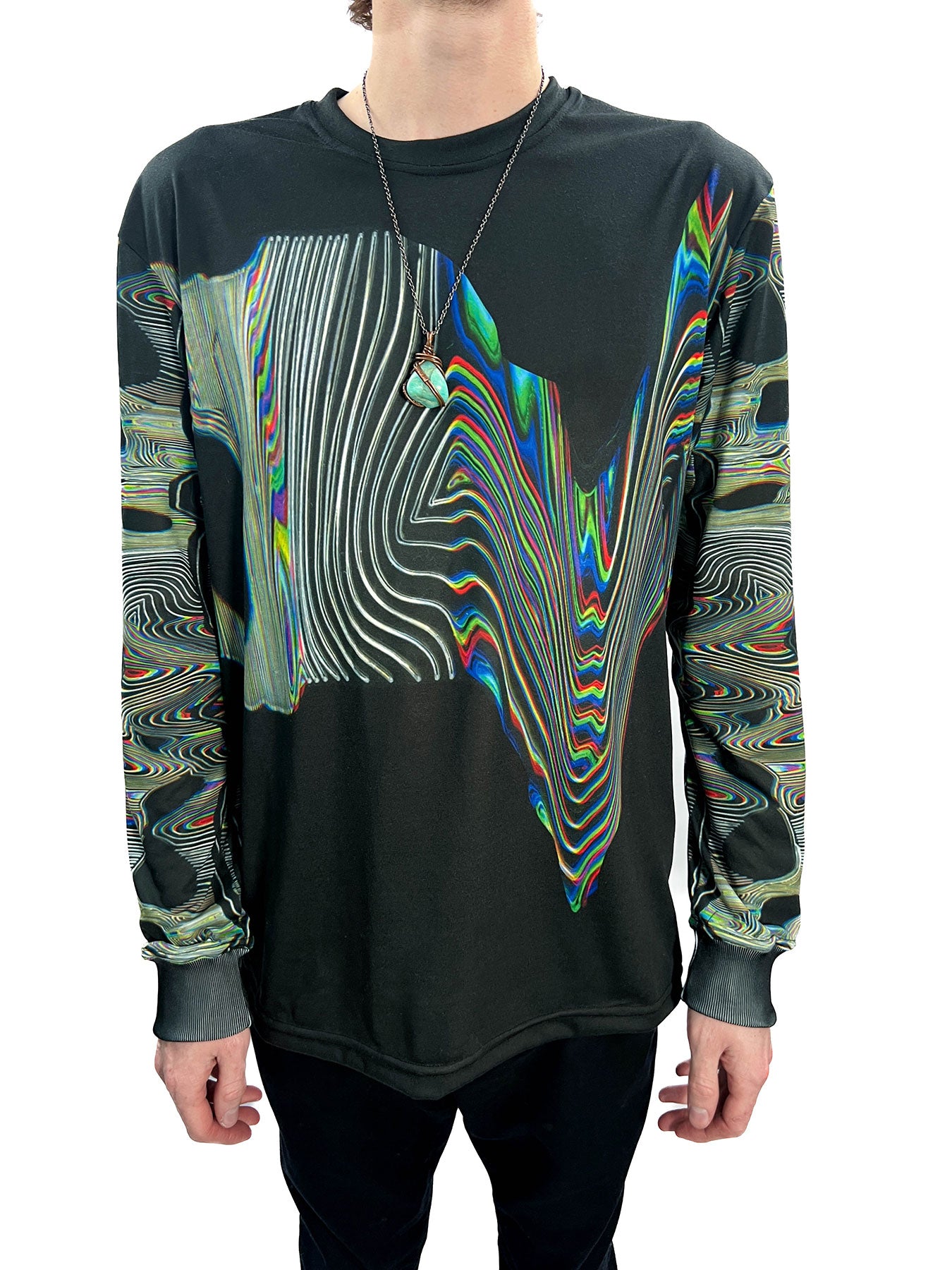 Moiré Matrix Long Sleeve Shirt