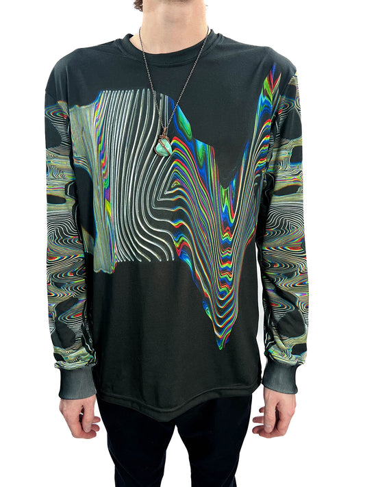Moiré Matrix Long Sleeve Shirt