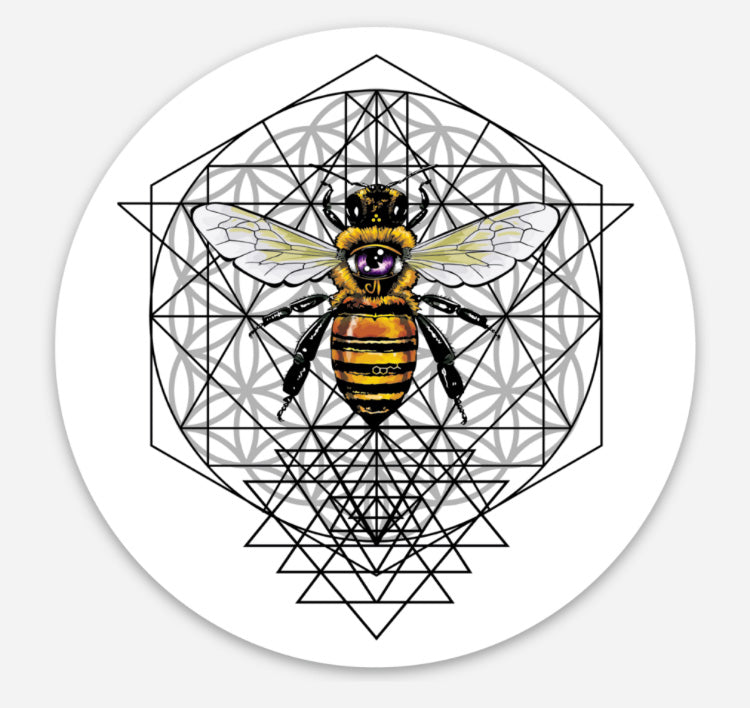 Sacred Bee Sticker