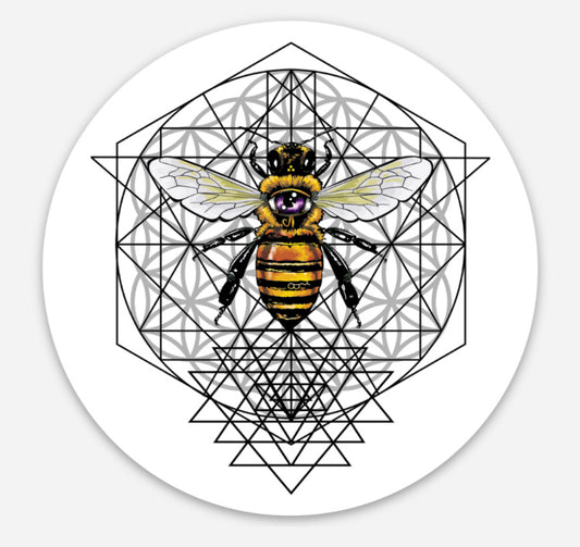 Sacred Bee Sticker