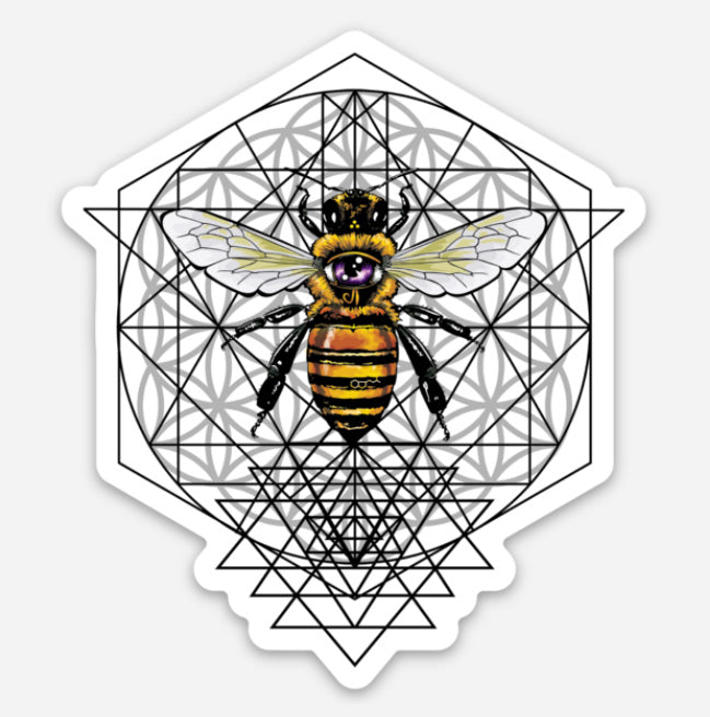 Sacred Bee Sticker