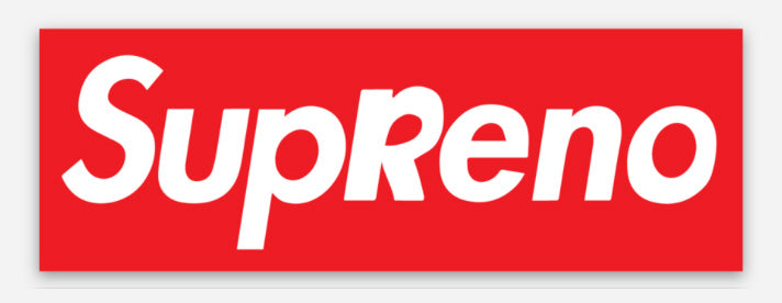 SupReno Sticker